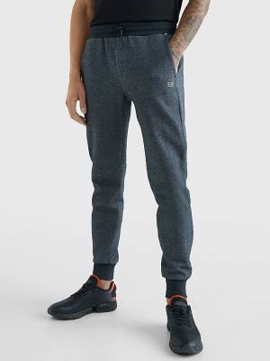 Spodnie Tommy Hilfiger TH Tech Essential Joggers Męskie Szare | TH156ZAB