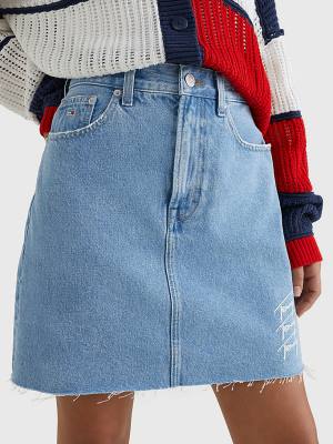 Spódnice Tommy Hilfiger Mom Distressed Denim Damskie Denim | TH093KRU