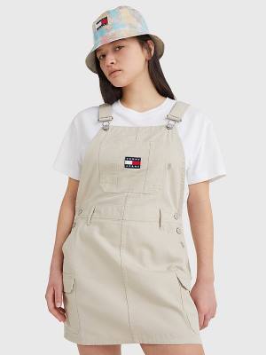 Sukienki Tommy Hilfiger Surplus Dungaree Damskie Beżowe | TH312WCD