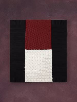 Szaliki Tommy Hilfiger Flag Icon Colour-Blocked Blanket Damskie Niebieskie | TH304QPN