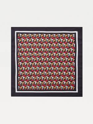 Szaliki Tommy Hilfiger Signature Leopard Print Silk Bandana Damskie Niebieskie | TH172AXJ