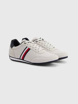 Trampki Tommy Hilfiger Essential Mesh Signature Tape Męskie Szare | TH127BAP