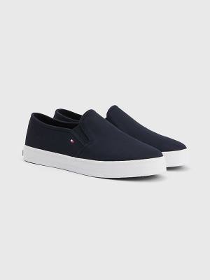 Trampki Tommy Hilfiger Essential Nautical Slip-On Damskie Niebieskie | TH042QHL