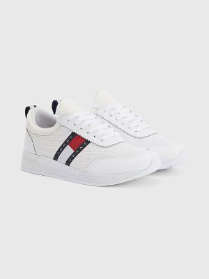 Trampki Tommy Hilfiger Flexi Knitted Damskie Białe | TH682TIB