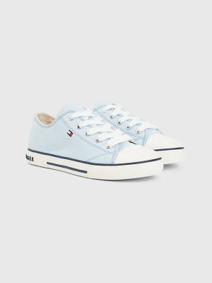 Trampki Tommy Hilfiger Low-Top Dziewczynka Niebieskie | TH024OQU