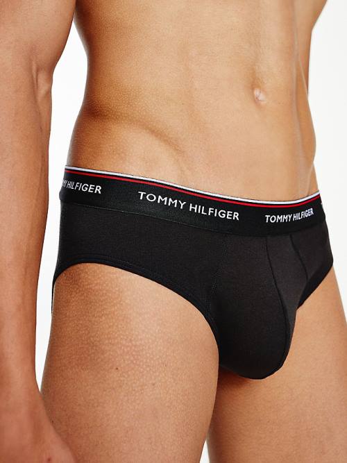 Bielizny Tommy Hilfiger 3-Pack Bawełniane Briefs Męskie Szare | TH286LOC