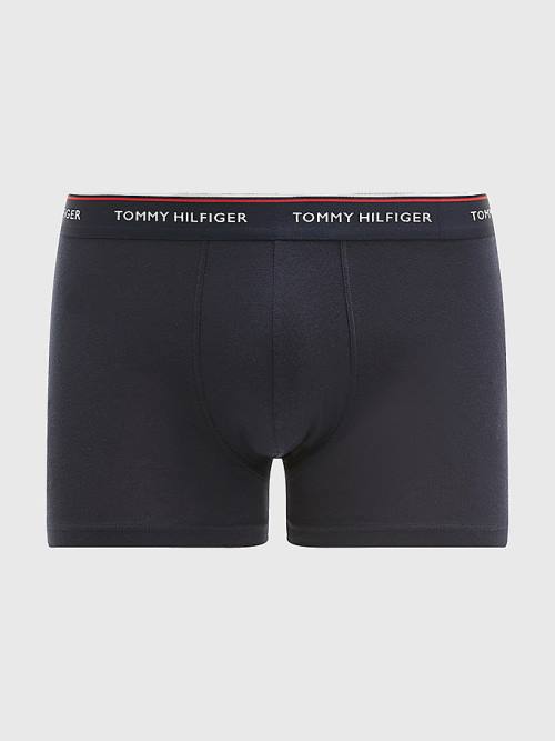 Bielizny Tommy Hilfiger 3-Pack Premium Logo Waistband Trunks Męskie Żółte | TH108AHB