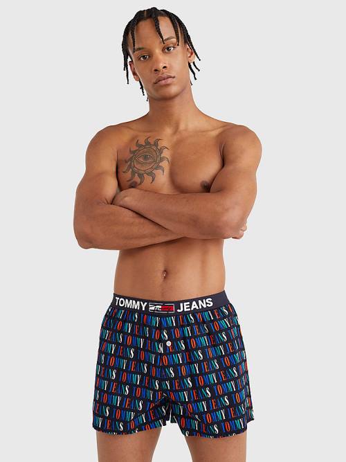 Bielizny Tommy Hilfiger Logo Waistband Bokser Shorts Męskie Beżowe | TH721TBH