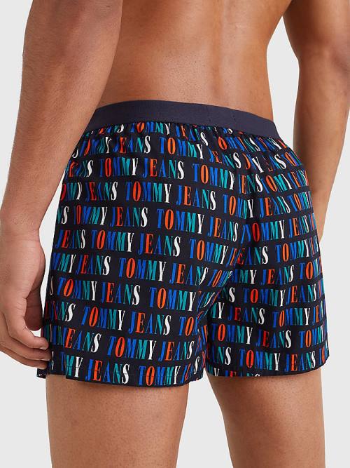 Bielizny Tommy Hilfiger Logo Waistband Bokser Shorts Męskie Beżowe | TH721TBH