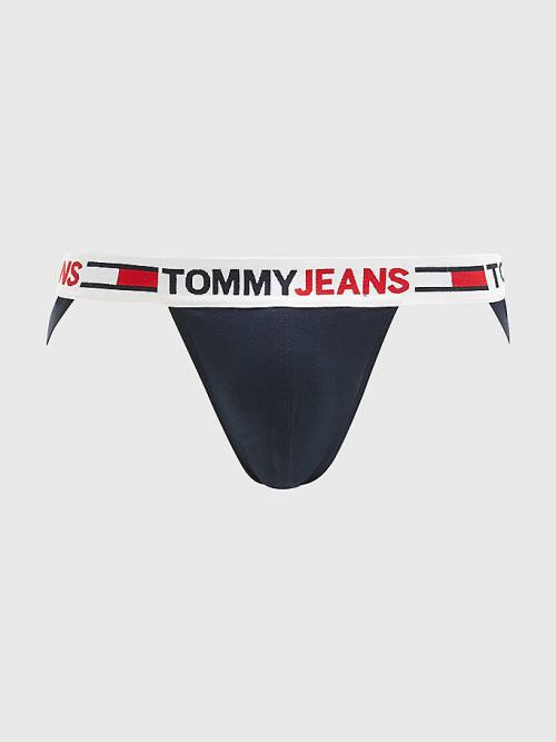 Bielizny Tommy Hilfiger Logo Waistband Jockstrap Męskie Niebieskie | TH207JME