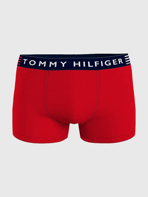 Bielizny Tommy Hilfiger TH Stretch Trunks Męskie Czerwone | TH819BOD