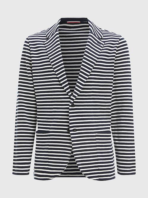 Blezery Tommy Hilfiger Knitted Stripe Męskie Multi | TH423DMW