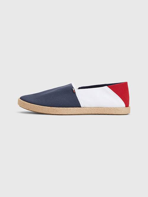 Buty Codzienne Tommy Hilfiger Essential Espadrilles Męskie Niebieskie | TH651MPL