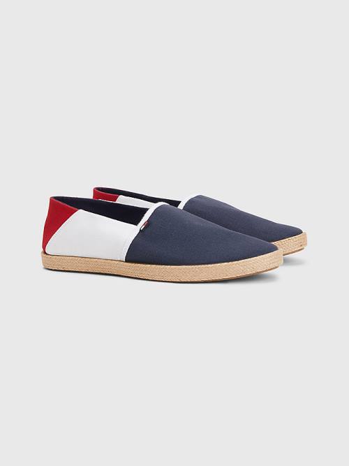 Buty Codzienne Tommy Hilfiger Essential Espadrilles Męskie Niebieskie | TH651MPL