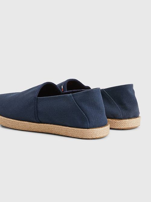 Buty Codzienne Tommy Hilfiger Essential Espadrilles Męskie Niebieskie | TH687JYT