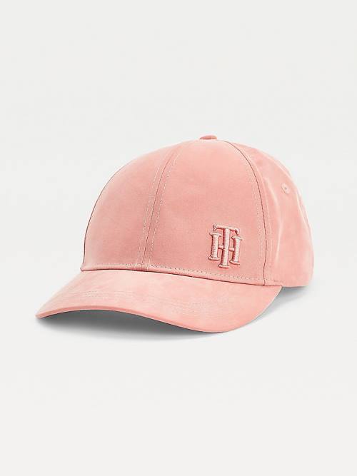 Czapki Tommy Hilfiger Fresh Monogram Embroidery Cap Damskie Pomarańczowe | TH713OEQ