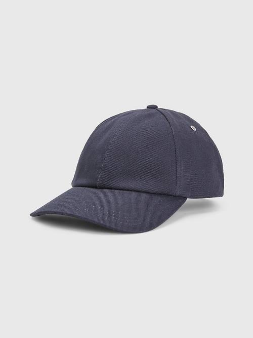 Czapki Tommy Hilfiger TH Modern Signature Embroidery Cap Męskie Niebieskie | TH536AIN