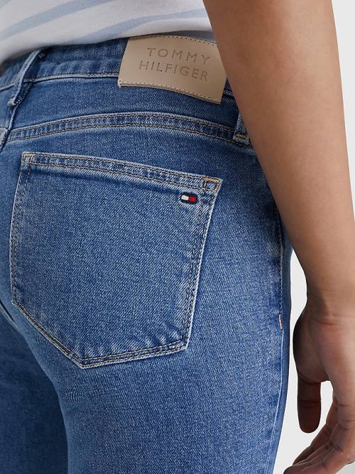 Jeansy Tommy Hilfiger Classics High Rise Straight Faded Damskie Denim | TH248ZBT