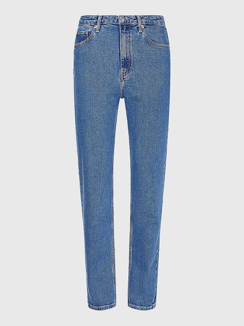 Jeansy Tommy Hilfiger Classics High Rise Straight Faded Damskie Denim | TH248ZBT