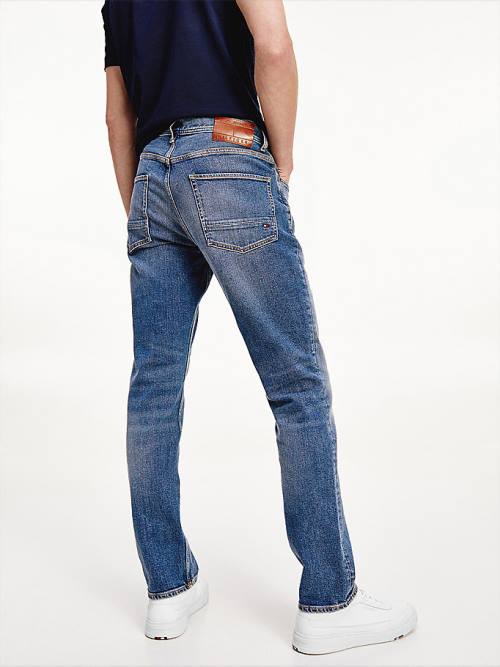 Jeansy Tommy Hilfiger Denton Straight Męskie Denim | TH179QCW