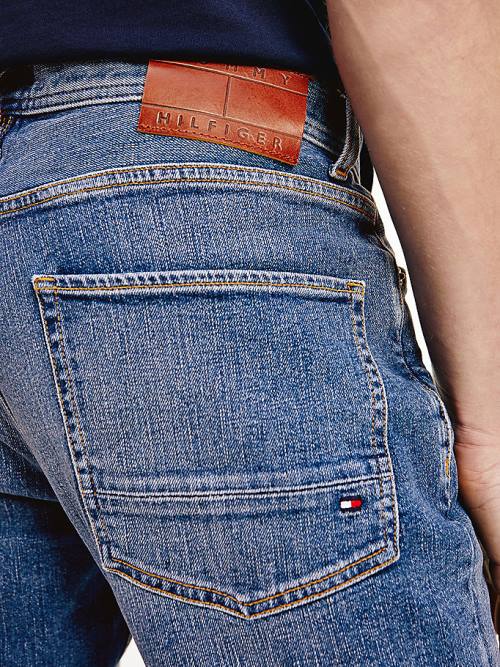 Jeansy Tommy Hilfiger Denton Straight Męskie Denim | TH179QCW