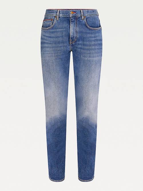 Jeansy Tommy Hilfiger Denton Straight Męskie Denim | TH179QCW