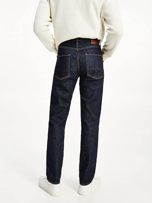 Jeansy Tommy Hilfiger Denton Straight Męskie Denim | TH297EOA