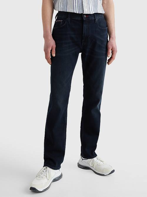 Jeansy Tommy Hilfiger Denton Straight Męskie Denim | TH624ITM