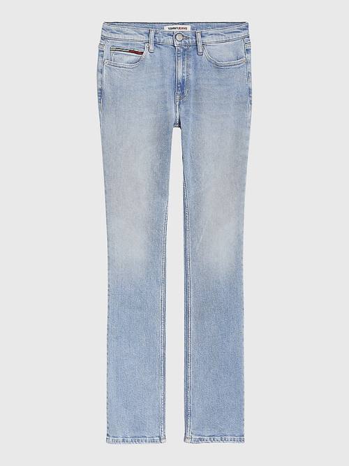 Jeansy Tommy Hilfiger Maddie Mid Rise Bootcut Faded Damskie Denim | TH762IXR