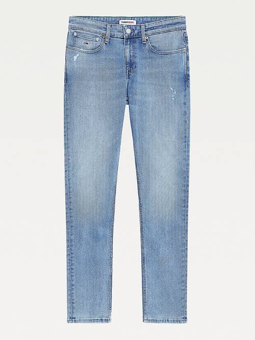 Jeansy Tommy Hilfiger Scanton Slim Recycled Męskie Denim | TH561CYW