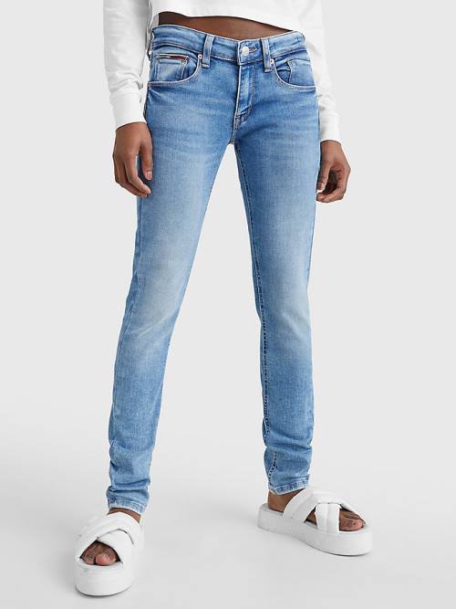 Jeansy Tommy Hilfiger Scarlett Low Rise Skinny Damskie Denim | TH834PRL