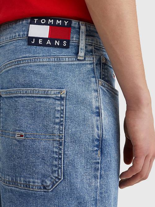 Jeansy Tommy Hilfiger Skater Relaxed Faded Męskie Denim | TH149LVF