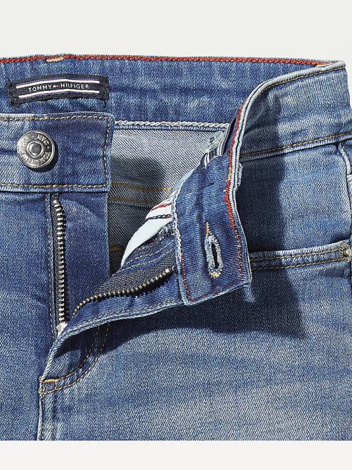 Jeansy Tommy Hilfiger Slim Fit Dziewczynka Denim | TH042LNV