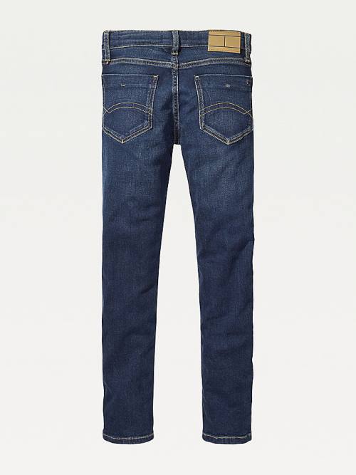 Jeansy Tommy Hilfiger Slim Fit Dziewczynka Denim | TH473GPK