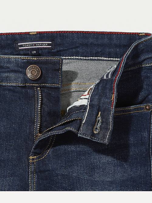 Jeansy Tommy Hilfiger Slim Fit Dziewczynka Denim | TH473GPK