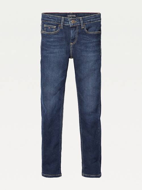 Jeansy Tommy Hilfiger Slim Fit Dziewczynka Denim | TH473GPK