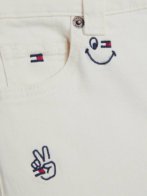 Jeansy Tommy Hilfiger Smiley Dziewczynka Denim | TH176GYJ