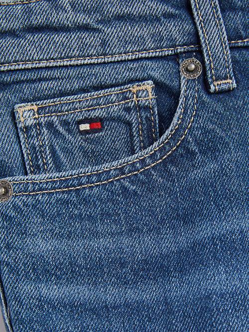 Jeansy Tommy Hilfiger Spencer Slim Faded Recycled Chłopięce Denim | TH186BLR