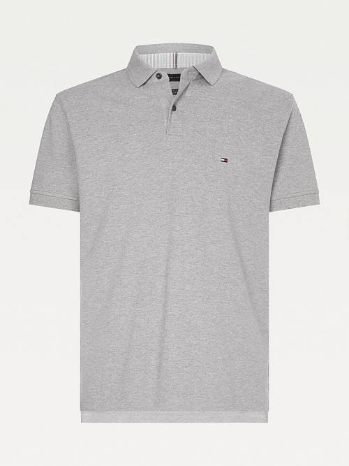 Koszulki Polo Tommy Hilfiger 1985 Essential TH Flex Męskie Szare | TH360XOC