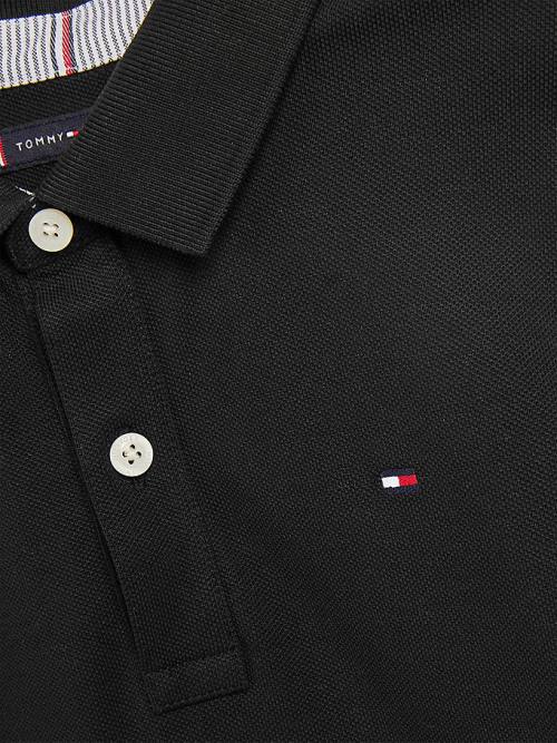 Koszulki Tommy Hilfiger 1985 Organic Bawełniane Polo Chłopięce Czarne | TH409UZJ