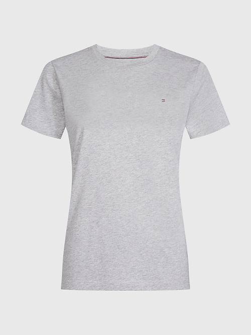 Koszulki Tommy Hilfiger Heritage Crew Neck Damskie Szare | TH269HTU