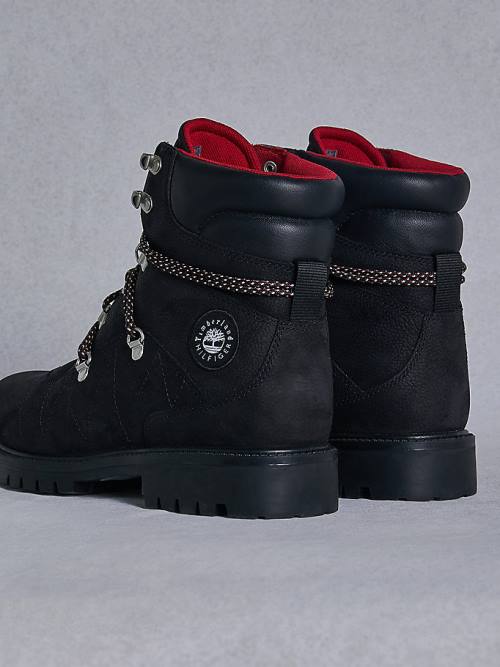 Kozaki Tommy Hilfiger TOMMYXTIMBERLAND Nieprzemakalne Wędrówki Męskie Czarne | TH064TSA