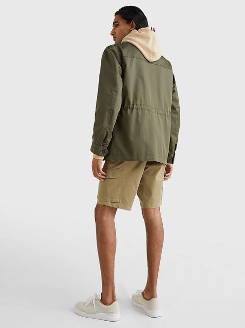 Kurtki Tommy Hilfiger Four Pocket Field Męskie Khaki | TH061CIS