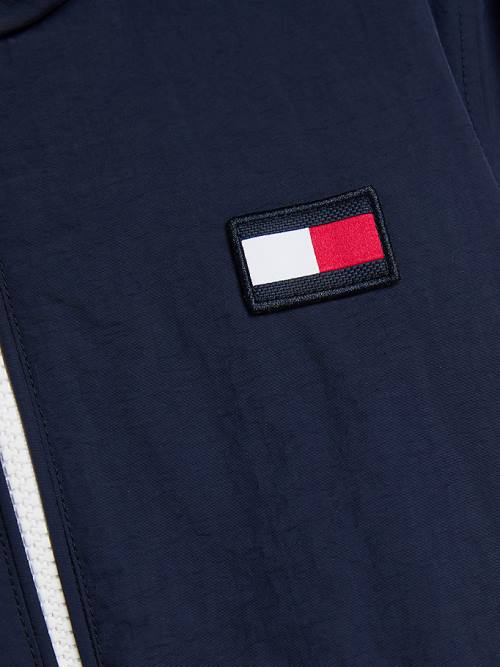 Kurtki Tommy Hilfiger Recycled Colour-Blocked Padded Chłopięce Niebieskie | TH462FSE