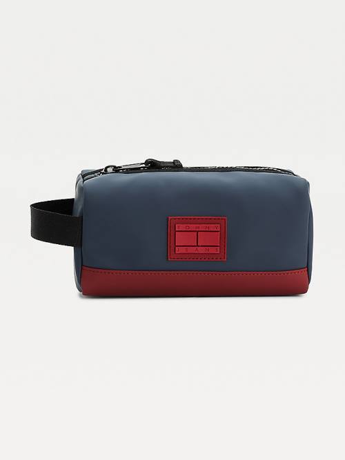 Plecaki Tommy Hilfiger Urban Zipped Washbag Męskie Niebieskie | TH895UKI