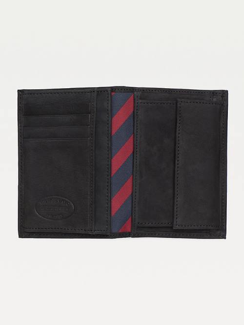 Portfele Tommy Hilfiger Portrait Trifold Męskie Czarne | TH562QER