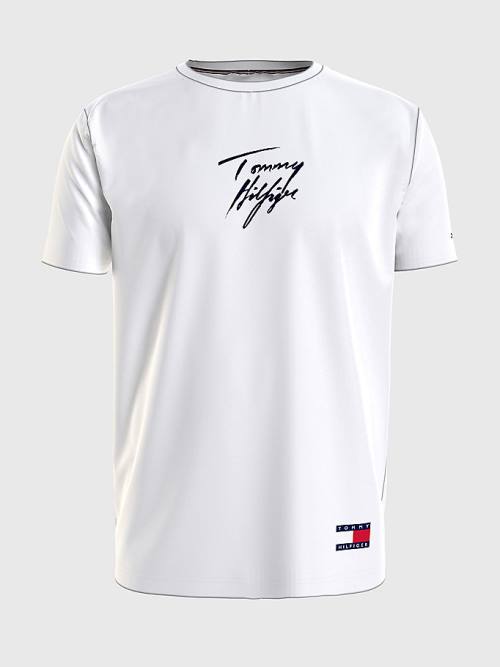 Pyjamas Tommy Hilfiger Tommy 85 Signature Logo Męskie Białe | TH490UGE