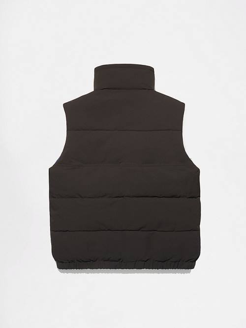 Płaszcze Tommy Hilfiger Tommy X AAPE Reversible Vest Męskie Czarne | TH287TEZ