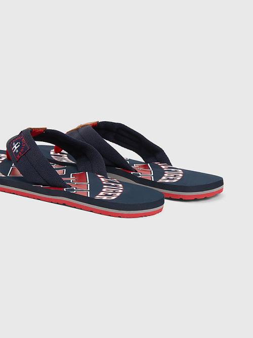 Sandały Tommy Hilfiger Tommy Beach Męskie Niebieskie | TH481YEI