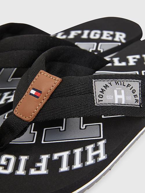 Sandały Tommy Hilfiger Tommy Beach Męskie Czarne | TH590ZWG